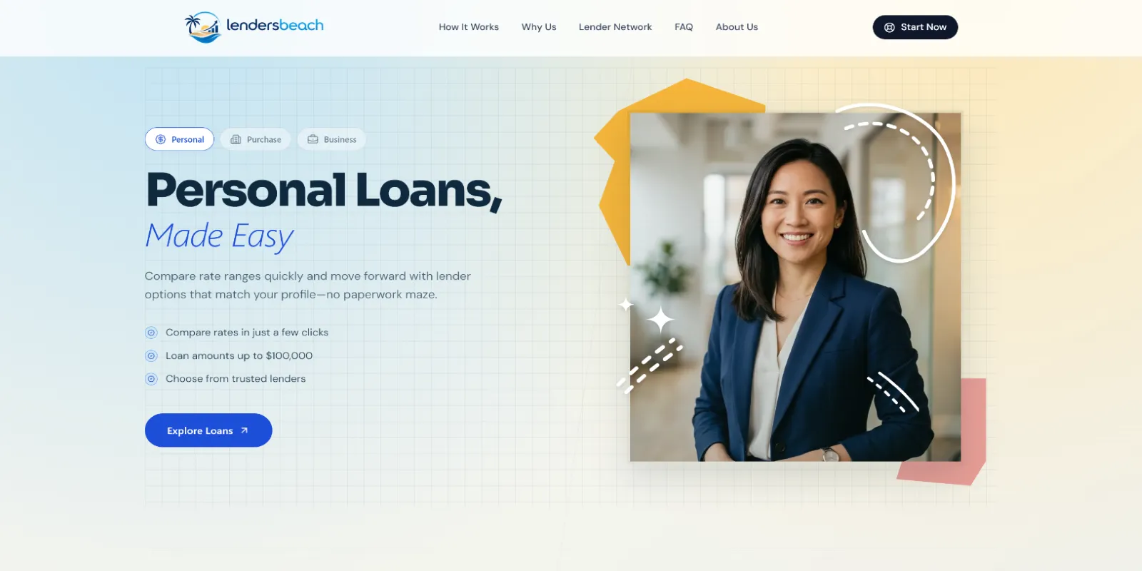 LENDERS BEACH – LOAN MATCHING